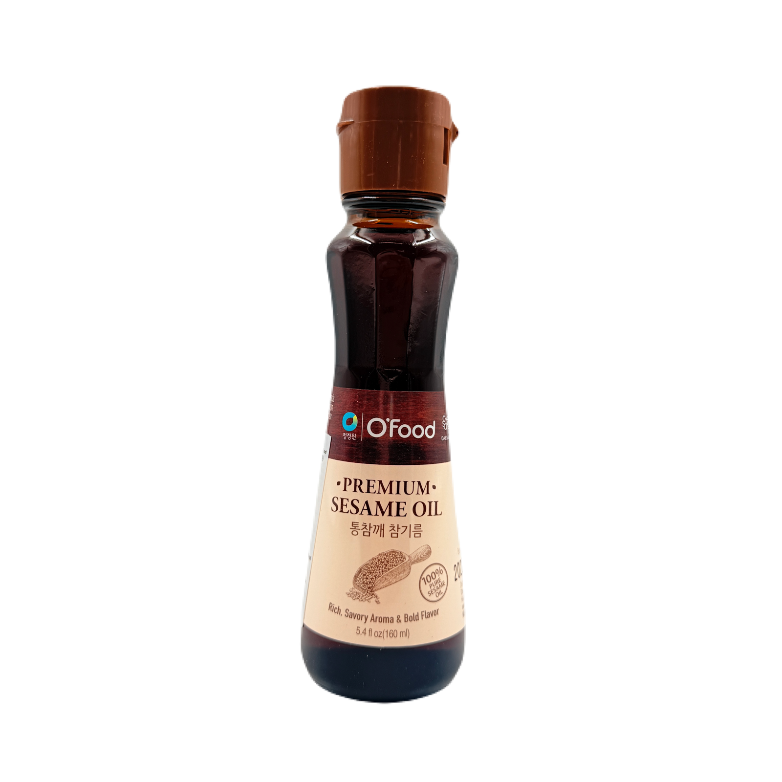 DS SESAME SEED OIL (160ML*20) 청정원 통참깨 참기름 (병)